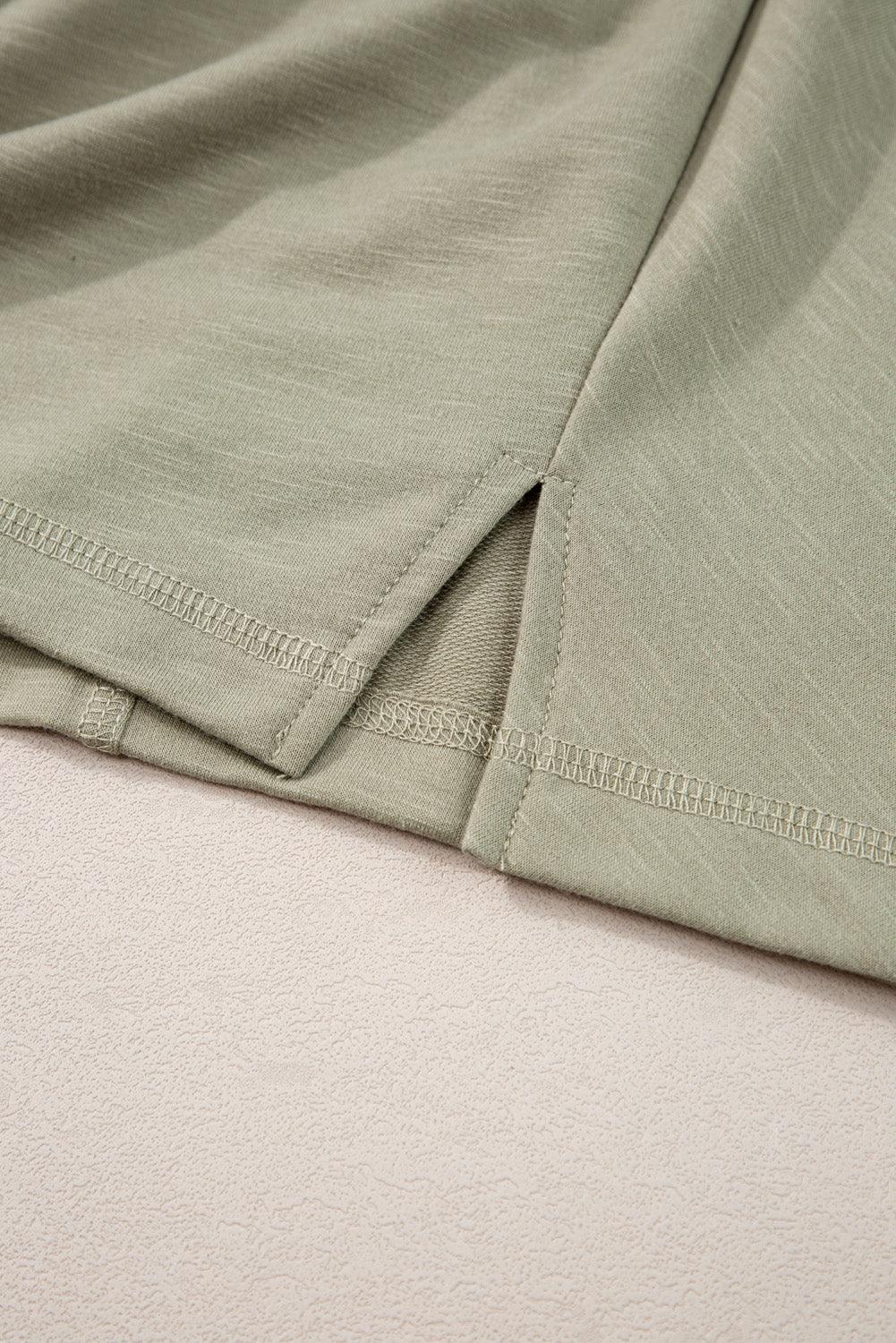 Robe Mini Élévée avec Détail Torsadé pour Femmes