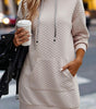 Robe à Capuche Matelassée pour Femmes
