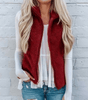 Gilet Sans Manches Zippé en Polaire pour Femme - Emilia Lane