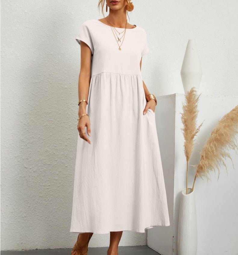 Robe Maxi Élégante Légère pour Femmes