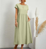 Robe Maxi Élégante Légère pour Femmes