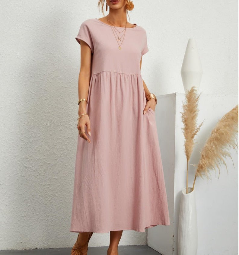 Robe Maxi Élégante Légère pour Femmes