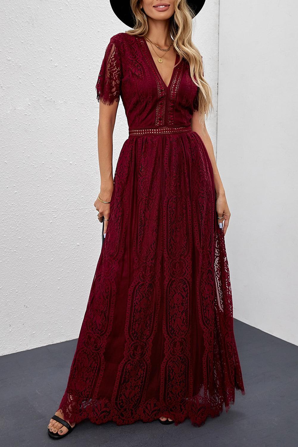 Robe Maxi Enchantante en Dentelle