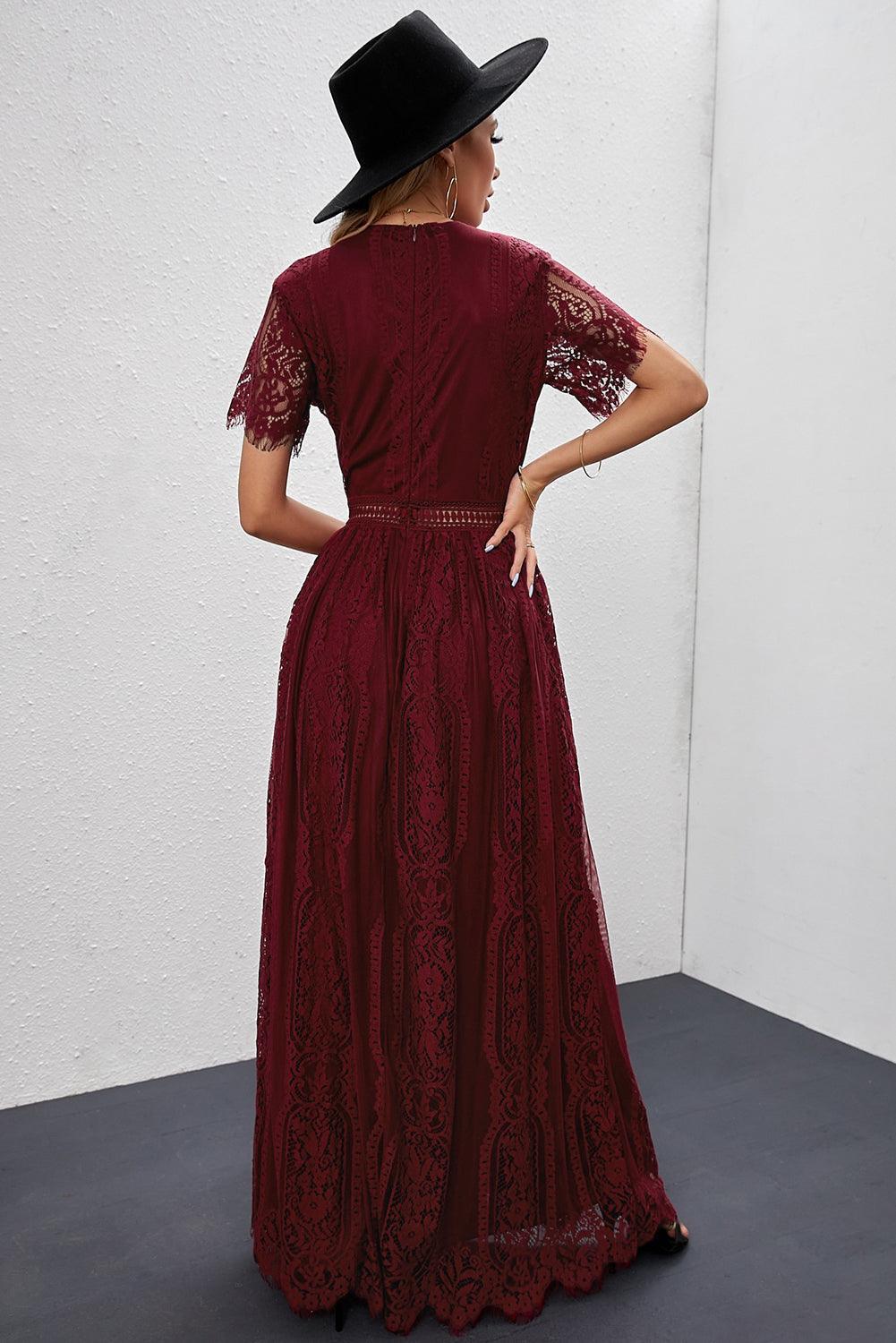 Robe Maxi Enchantante en Dentelle