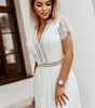 Robe Maxi Enchantante en Dentelle