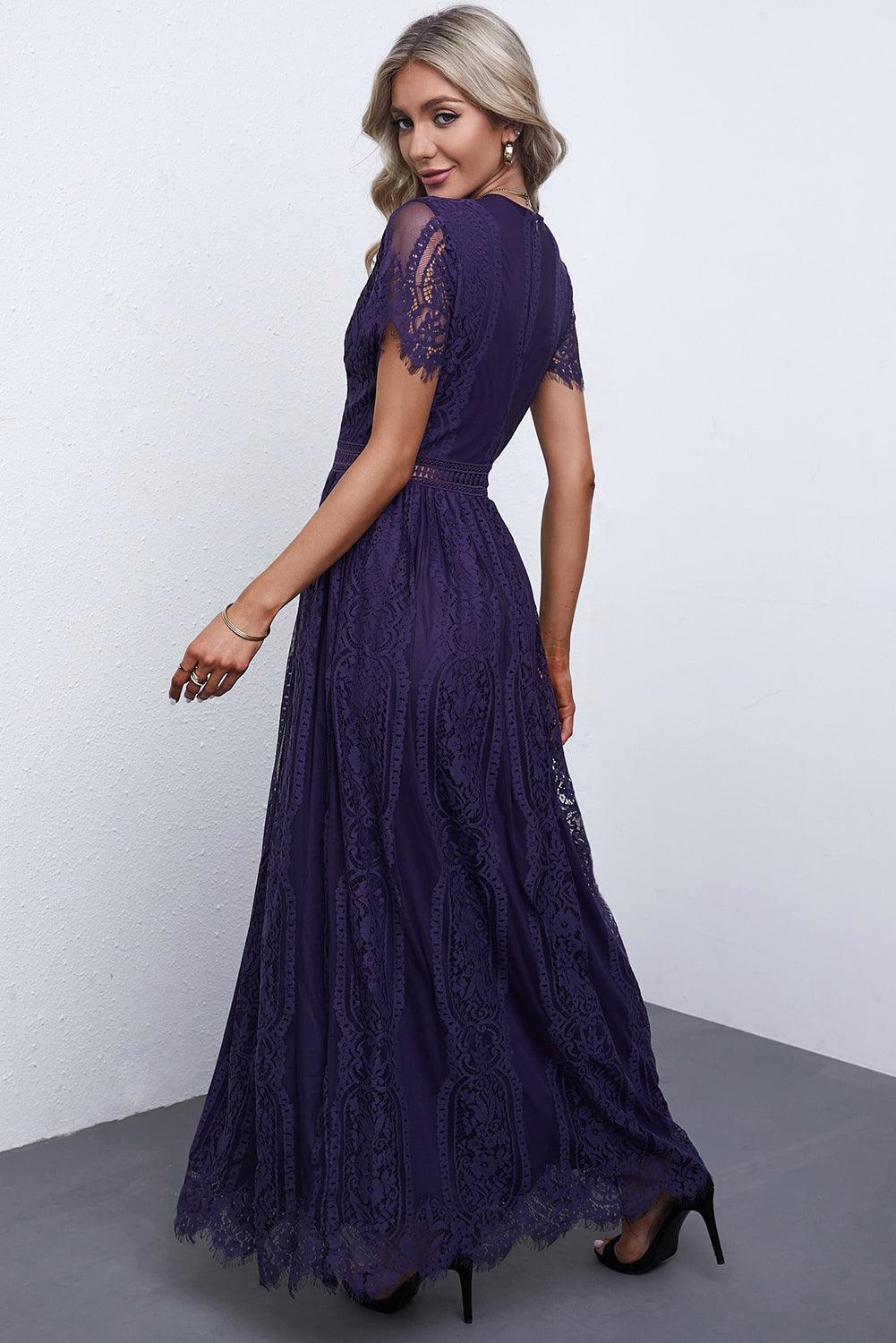 Robe Maxi Enchantante en Dentelle