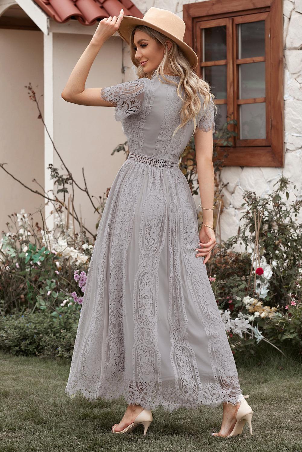 Robe Maxi Enchantante en Dentelle