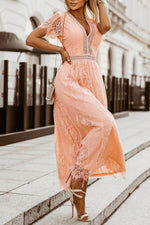 Robe Maxi Enchantante en Dentelle