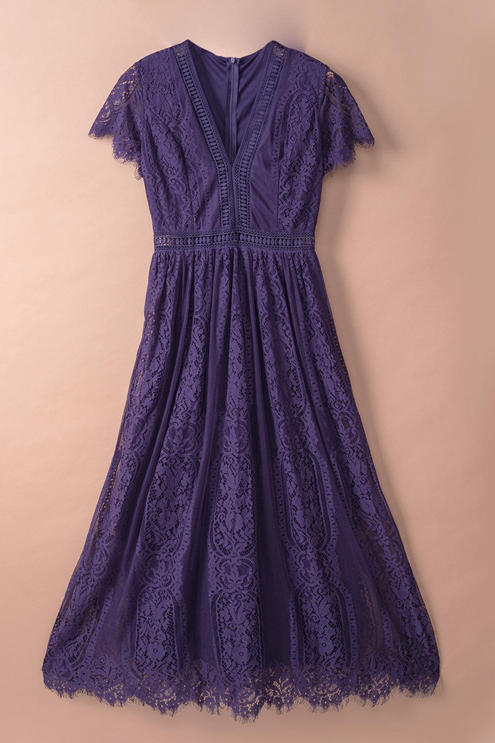 Robe Maxi Enchantante en Dentelle