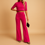 Ensemble Top et Pantalon Tailleur pour Femmes