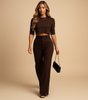 Ensemble Top et Pantalon Tailleur pour Femmes