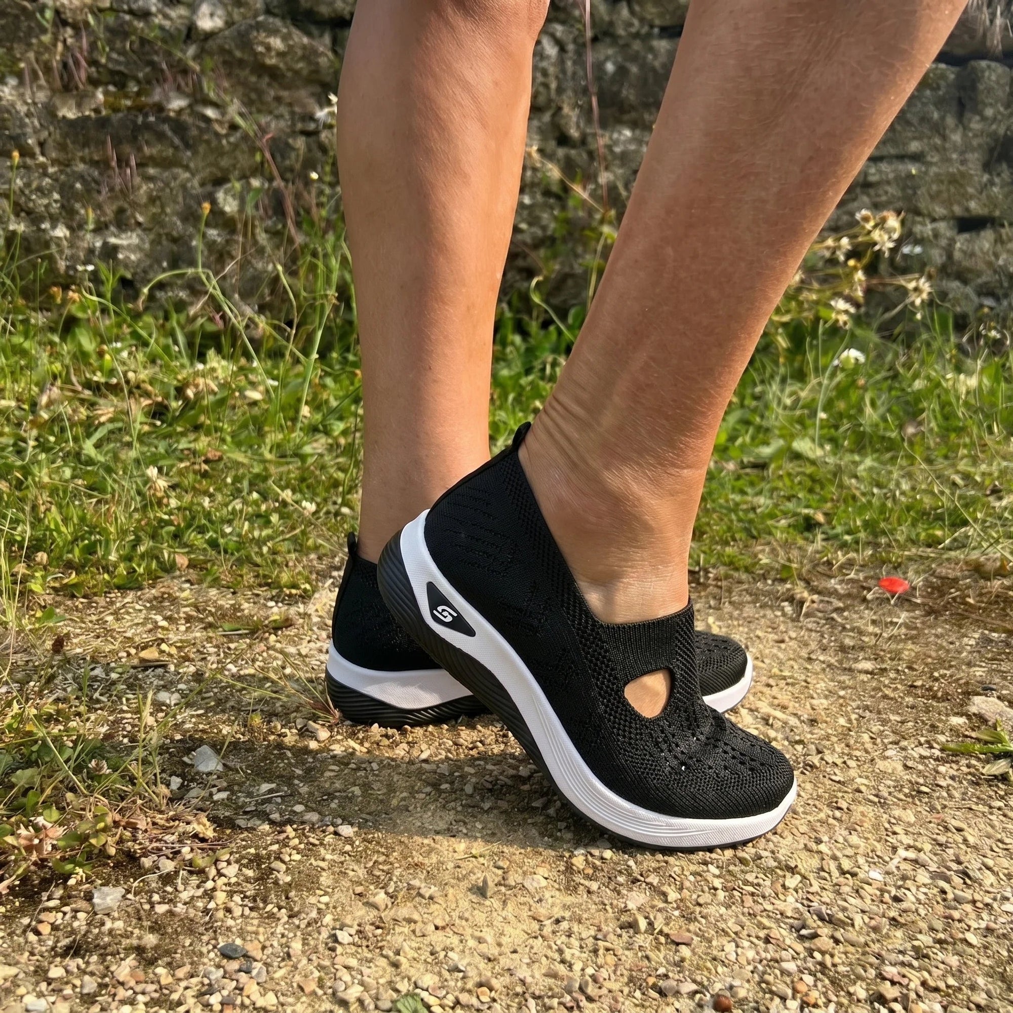 Basket Confortable et Légère Sans Lacets en Maille pour Femme