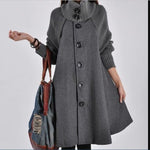 Manteau Patchwork Élégant à Col Montant pour Femmes