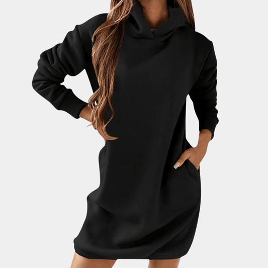 Robe Hoodie à Manches Longues pour Femmes