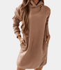 Robe Hoodie à Manches Longues pour Femmes