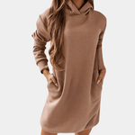 Robe Hoodie à Manches Longues pour Femmes