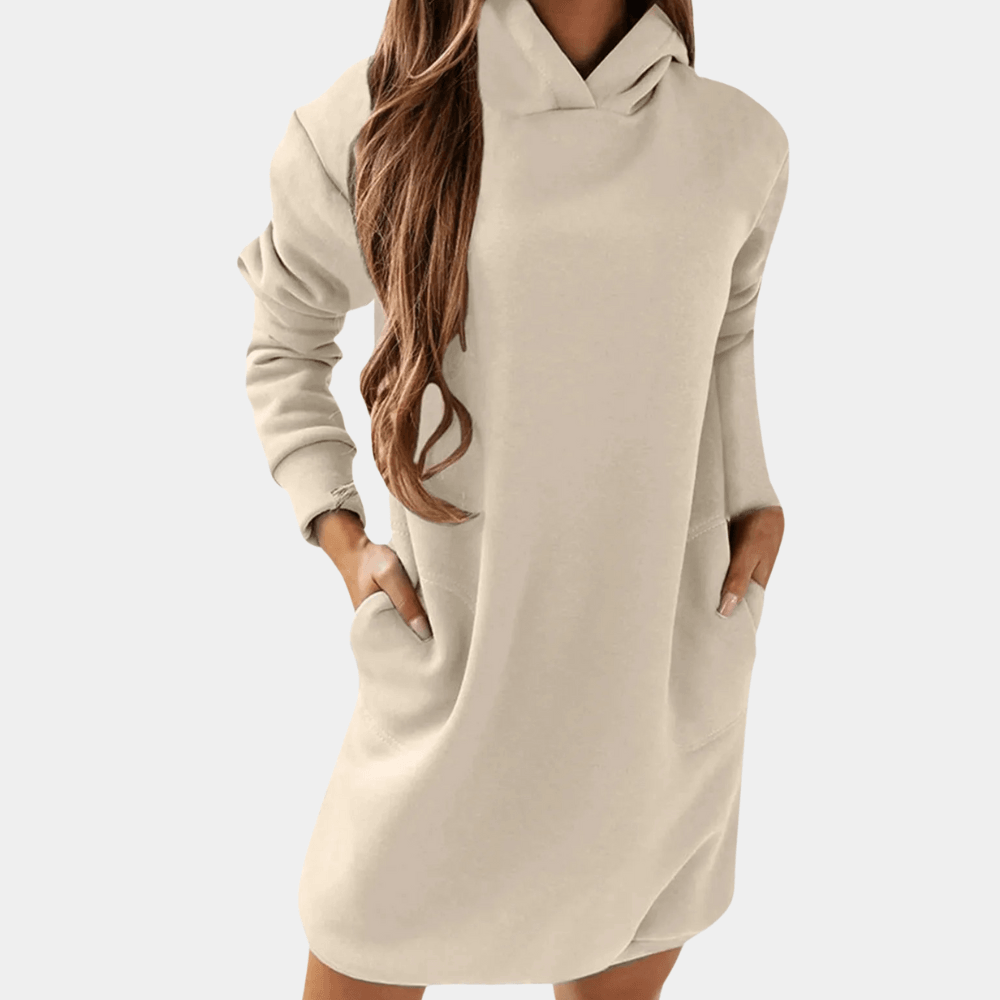 Robe Hoodie à Manches Longues pour Femmes
