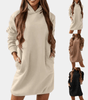 Robe Hoodie à Manches Longues pour Femmes
