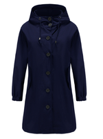 Veste Imperméable avec Capuche pour Femmes