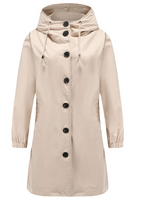Veste Imperméable avec Capuche pour Femmes