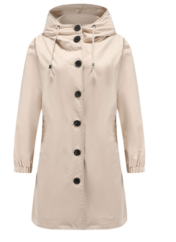 Veste Imperméable avec Capuche pour Femmes