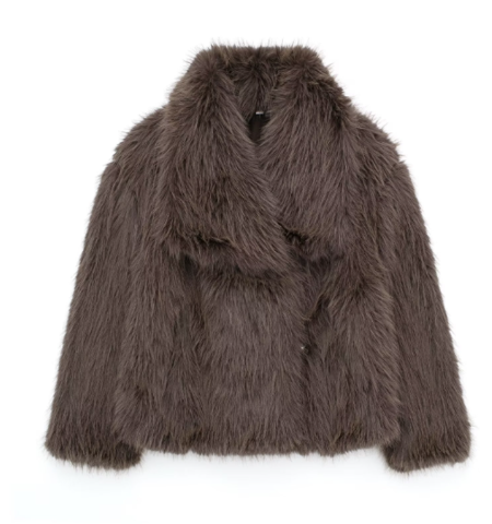 Manteau Élégant en Fausse Fourrure pour Femmes