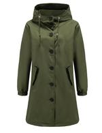 Veste Imperméable avec Capuche pour Femmes