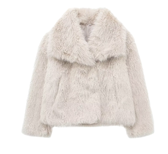 Manteau Élégant en Fausse Fourrure pour Femmes
