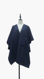 Poncho-Écharpe Style Décontracté en Coton pour Femmes