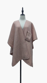 Poncho-Écharpe Style Décontracté en Coton pour Femmes
