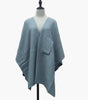 Poncho-Écharpe Style Décontracté en Coton pour Femmes