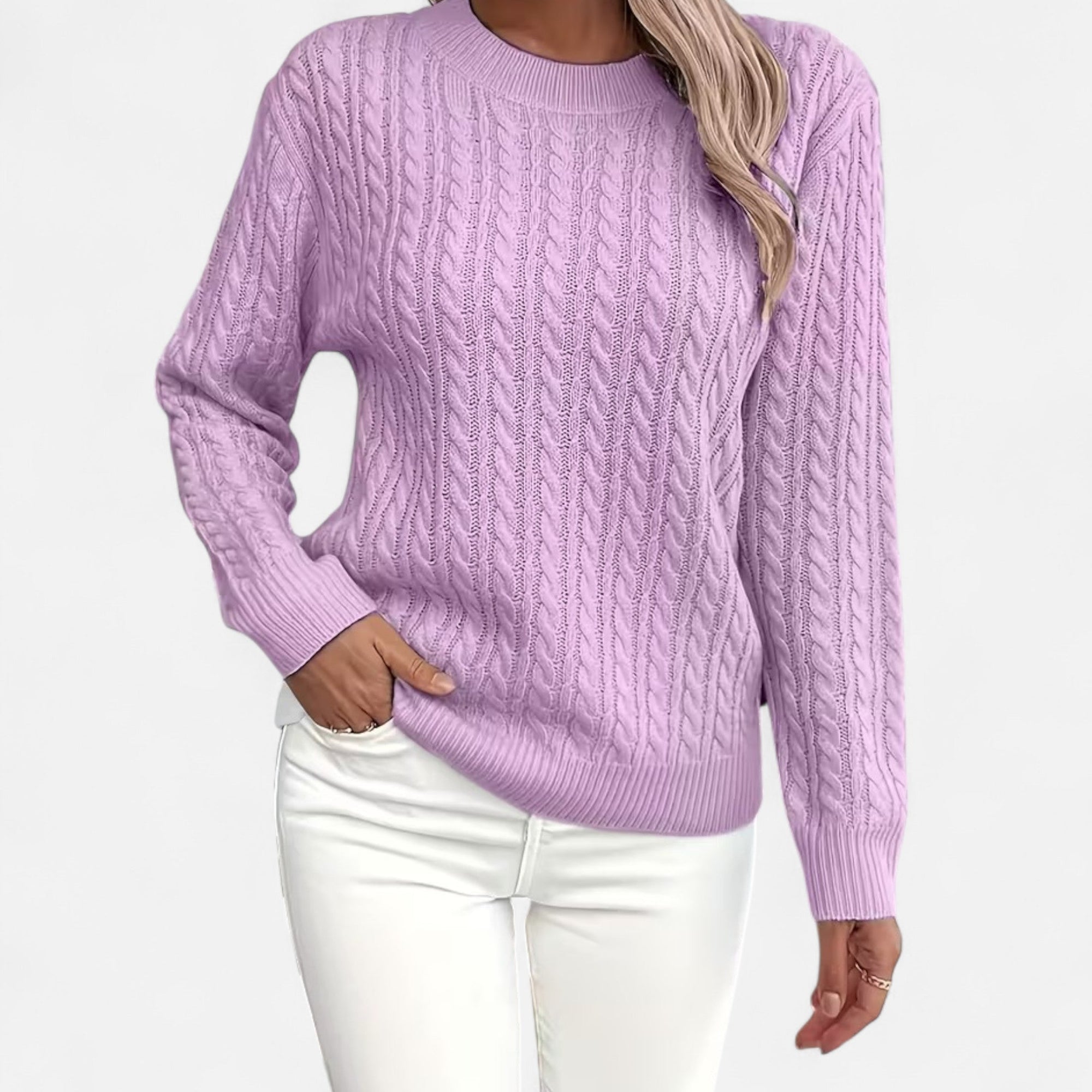Pull Col Rond Classique pour Femmes