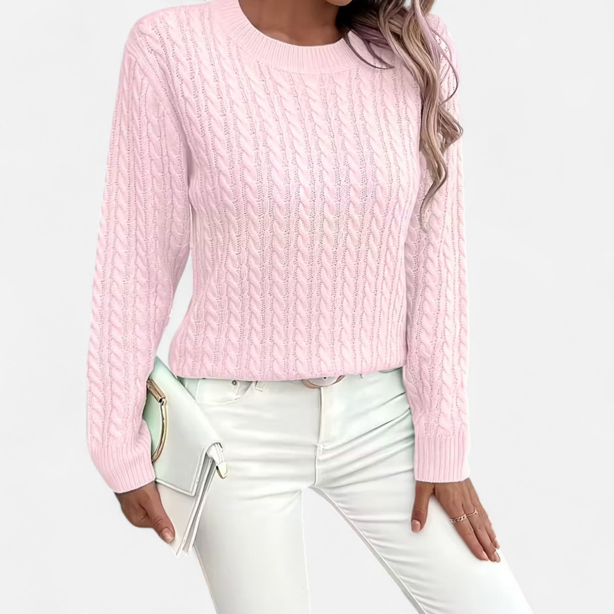 Pull Col Rond Classique pour Femmes