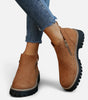 Bottines courtes à semelle crantée pour femmes