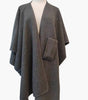 Poncho-Écharpe Style Décontracté en Coton pour Femmes