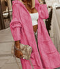 Cardigan Long à Capuche pour Femmes
