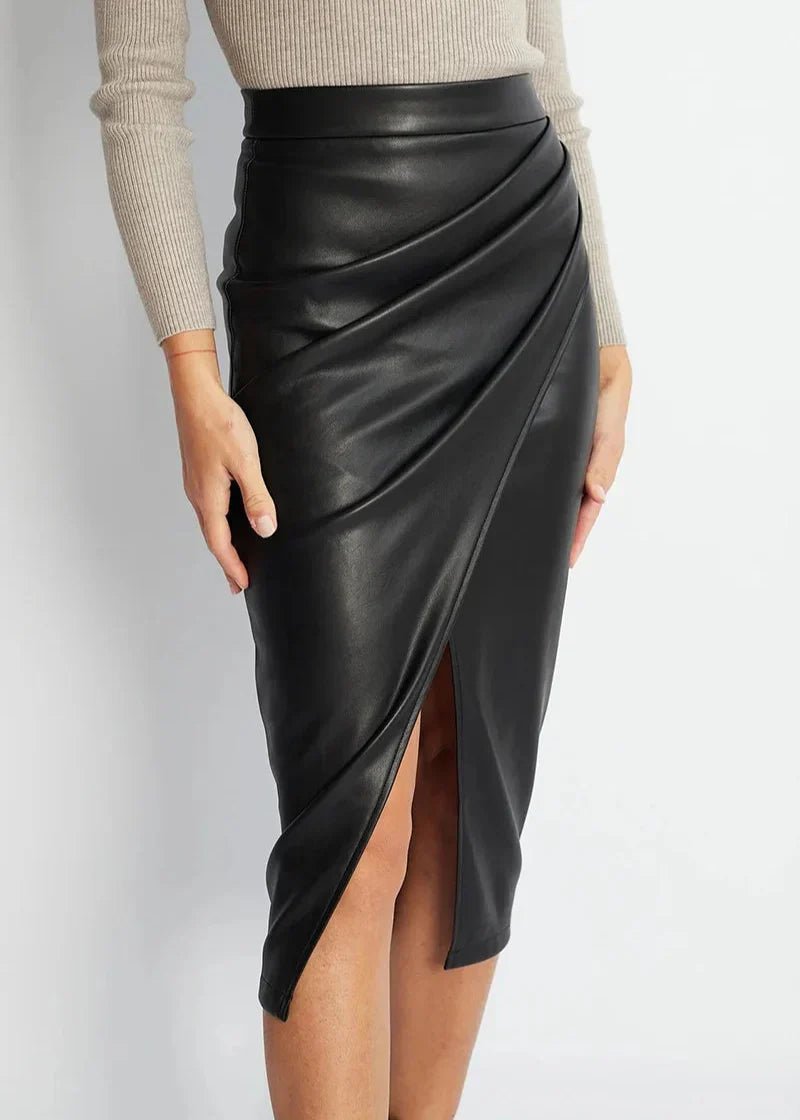 Jupe en cuir synthétique pour Femme - Emilia Lane