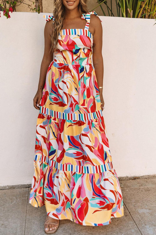 Robe Maxi Colorée pour Femmes