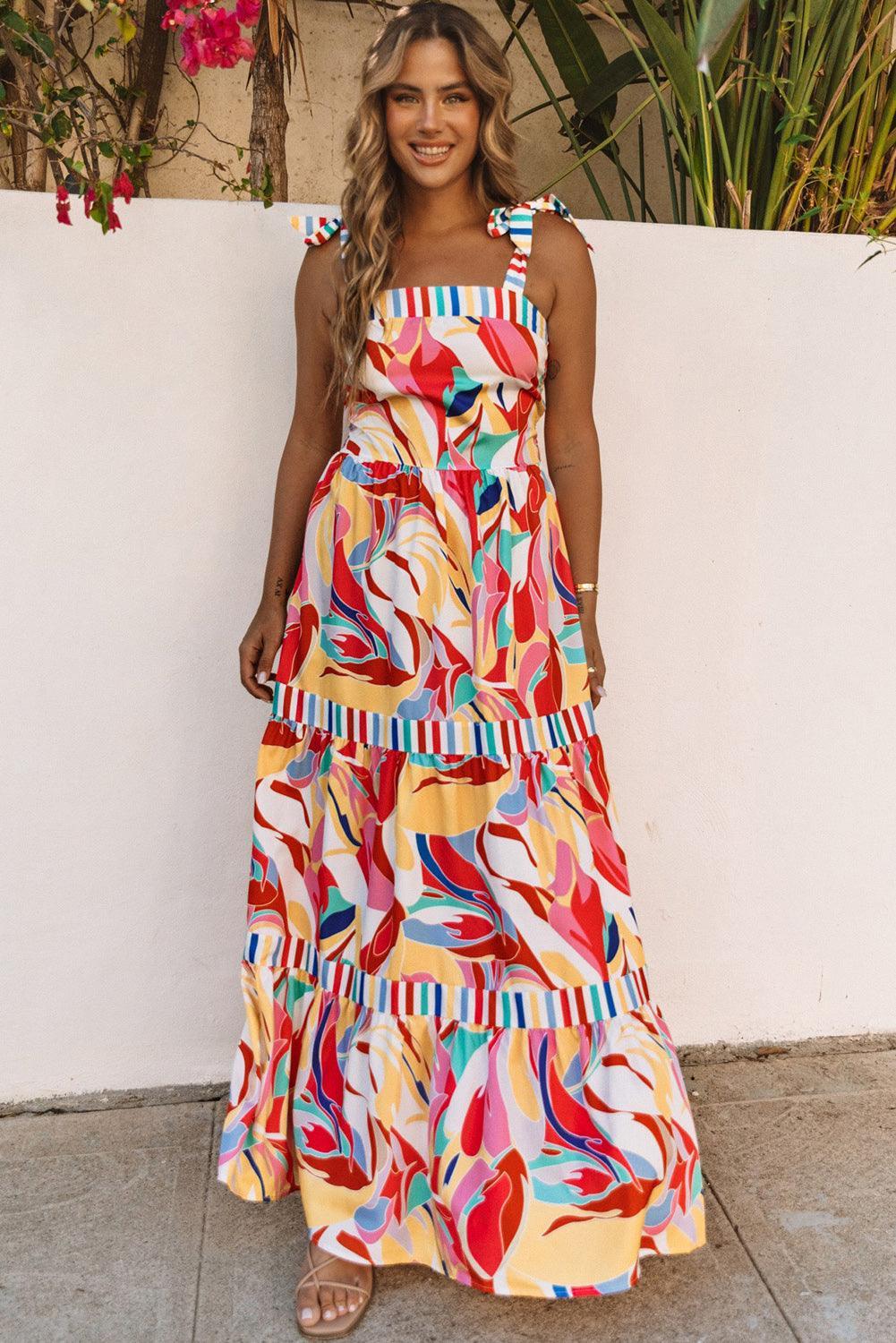 Robe Maxi Colorée pour Femmes