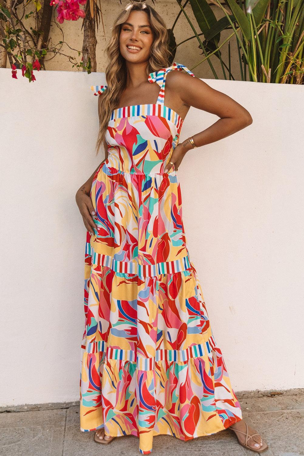Robe Maxi Colorée pour Femmes