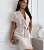 Robe Mi-Longue Décolleté en V pour Femmes