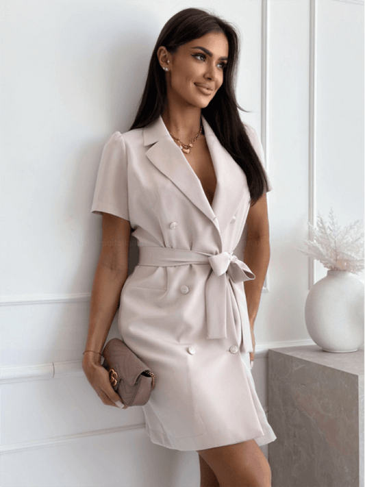 Robe Mi-Longue Décolleté en V pour Femmes