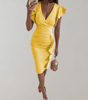 Robe Courte avec Volants pour Femmes