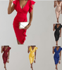 Robe Courte avec Volants pour Femmes
