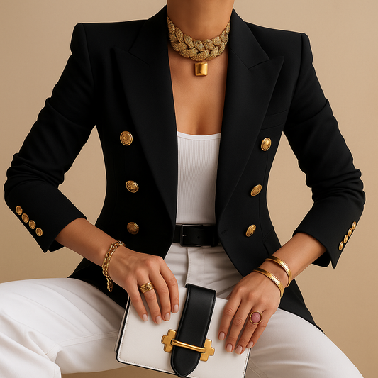 Blazer Long Élégant pour Femmes
