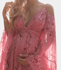 Robe Longue Imprimé Floral pour Femmes