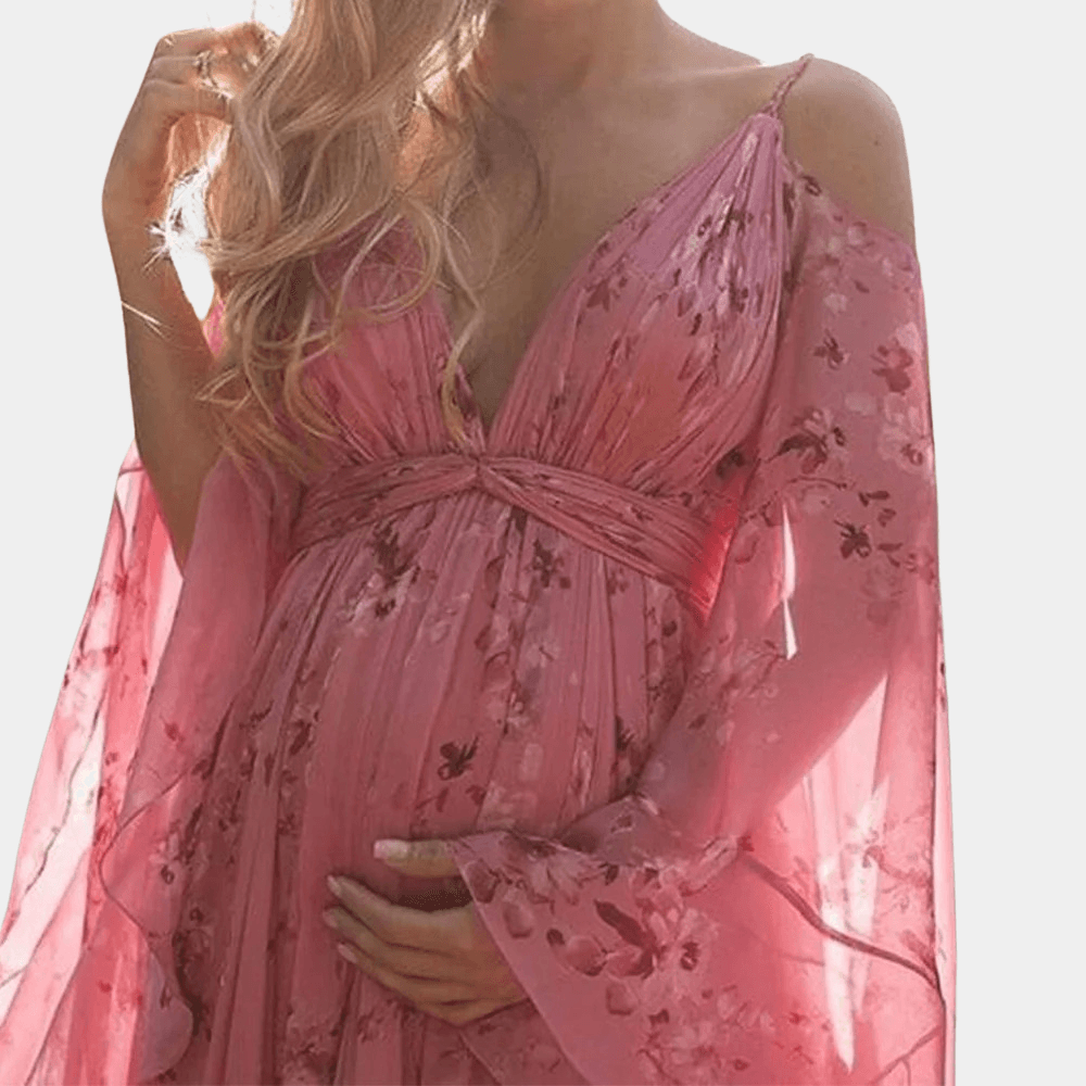 Robe Longue Imprimé Floral pour Femmes