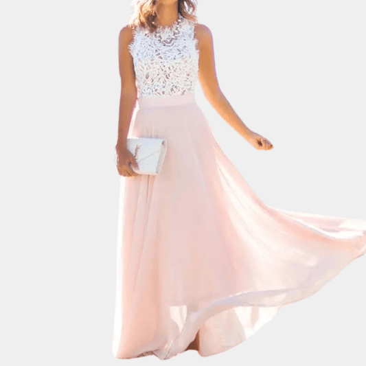 Robe Longue en Dentelle Élegante pour Femmes
