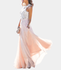 Robe Longue en Dentelle Élegante pour Femmes