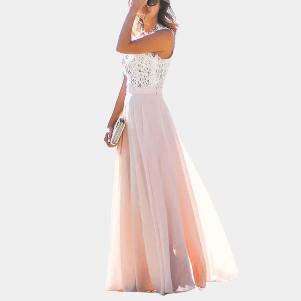 Robe Longue en Dentelle Élegante pour Femmes